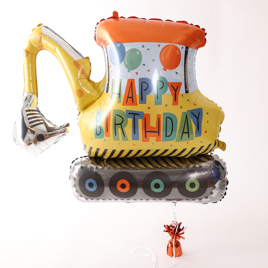 Construction Excavator Balloon, 31in
